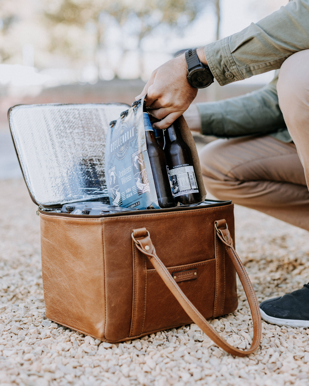 Leather Coolbag