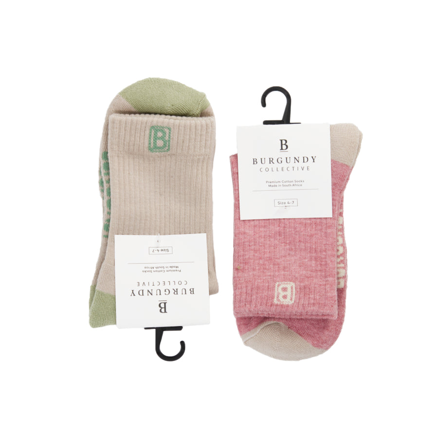 Cotton Midi Socks